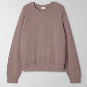 COPY - Aritzia wilfred stone taupe campus top xsmall xs like new